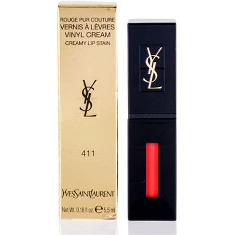 ysl 411 rhythm red|Ysl Vinyl Cream Lip Stain (411) Rhythm Red .18 Oz (5.3 Ml) by .